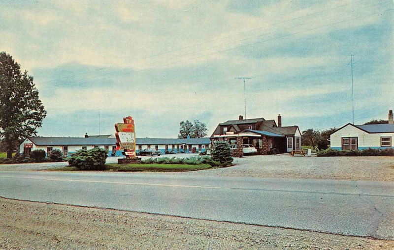 Felix Motel - Vintage Postcard